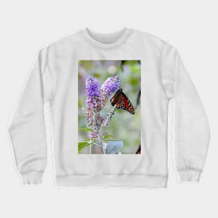 Butterfly in Garden Crewneck Sweatshirt